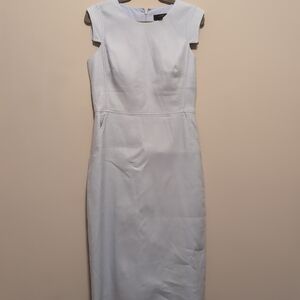 J. Crew Blue Sleeveless Sheath Dress